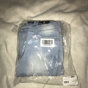 brand new fashion nova beach bum jeans